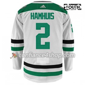 Adidas Maillot de Hockey Dallas Stars DAN HAMHUIS 2 Blanc Authentic - Enfant